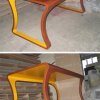 mesa gaijin 1 50x0 80m madeira com pintura laranja